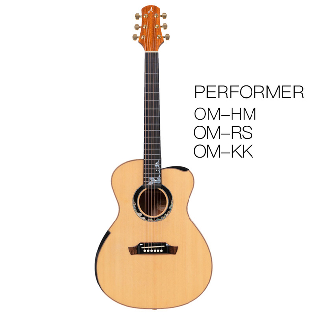 AOSEN PERFORMER OM-HM/OM-RS/OM-KK: feel the handmade, acoustic guitar and get the authentic folk melody
