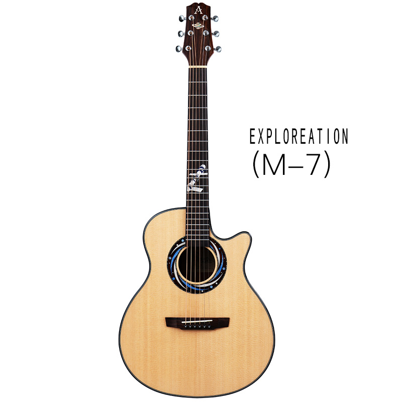  Aosen Exploreation M-7: Professional 36 inch basic student acoustic guitar for travel and fingerstyle paying