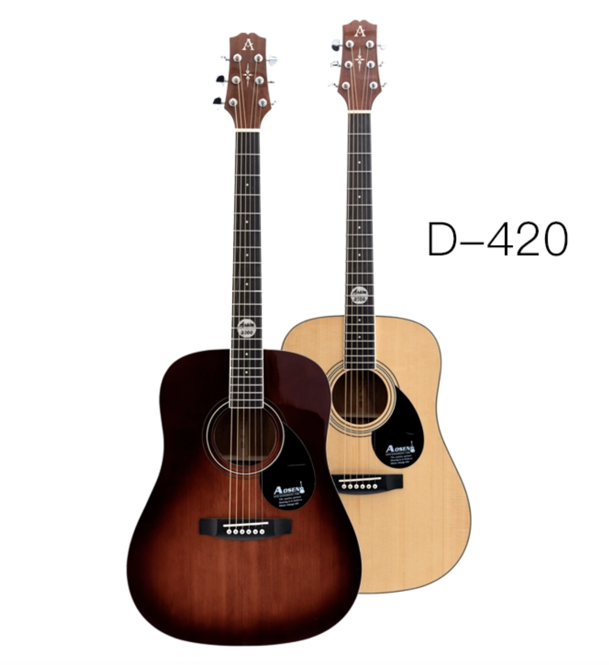 AOSEN D-420:A folk acoustic guitar specially designed for beginners, bringing a pure sound experience handmade classical guitar
