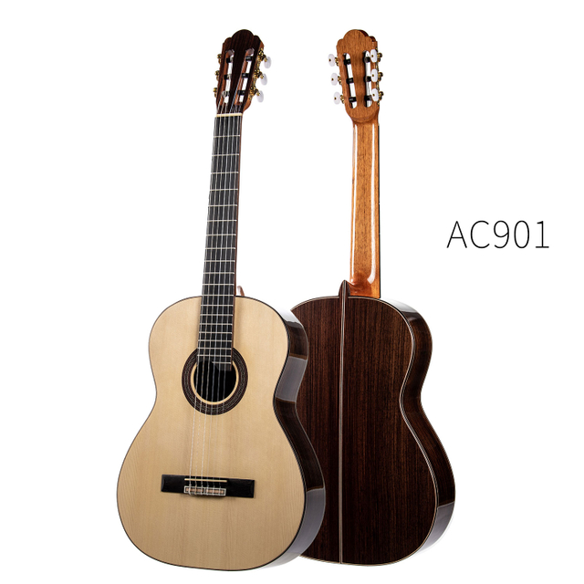 Avila AC-901 Classical Guitar ：High quality All solid Classical guitar, European Spruce, Top Shellac