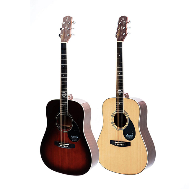 AOSEN D-420:A folk acoustic guitar specially designed for beginners, bringing a pure sound experience