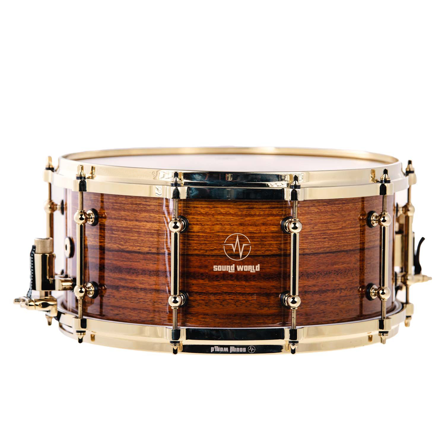 Thunder sereis OVK : 1465 Ovankol is made by technology of steam heat bending Glossy brown,Snare Drum