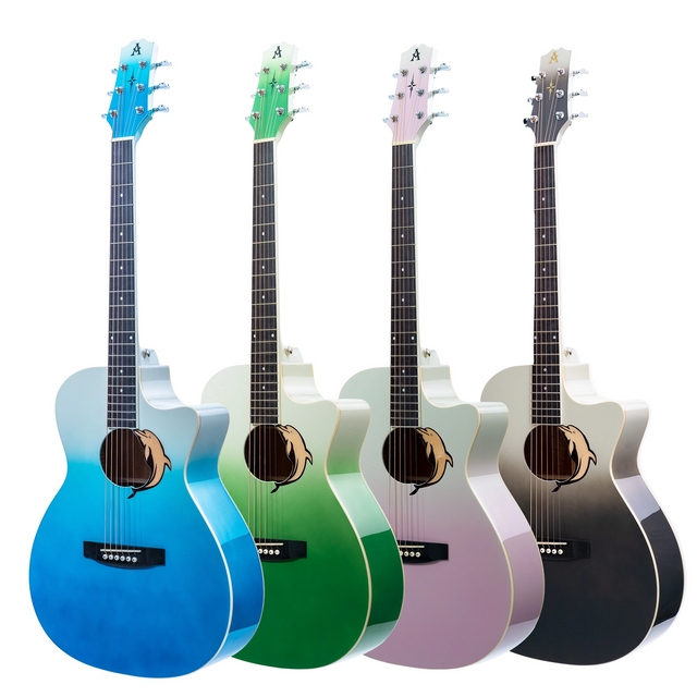 AOSEN OM-540C:Entry-level folk acoustic guitar, is suitable for beginners to practice