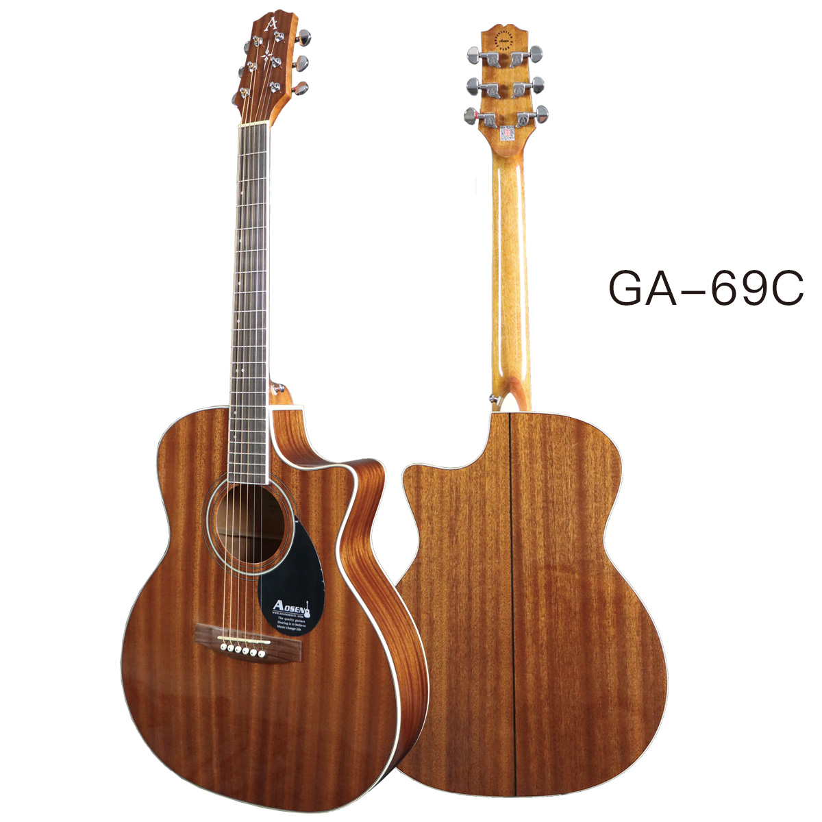  AOSEN GA-69C:Layered Wood Guitar,First Choice for Beginner Guitar