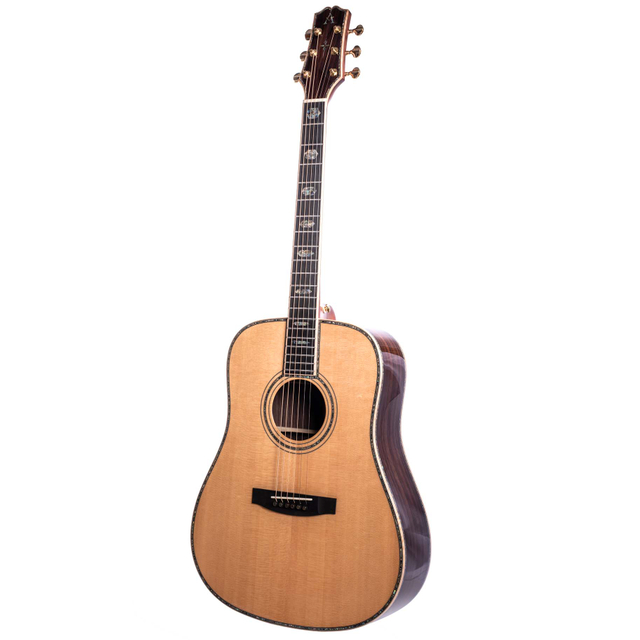 AOSEN D-930:Selected spruce all solid acoustic guitar, mellow and full sound, your first choice for your first guitar