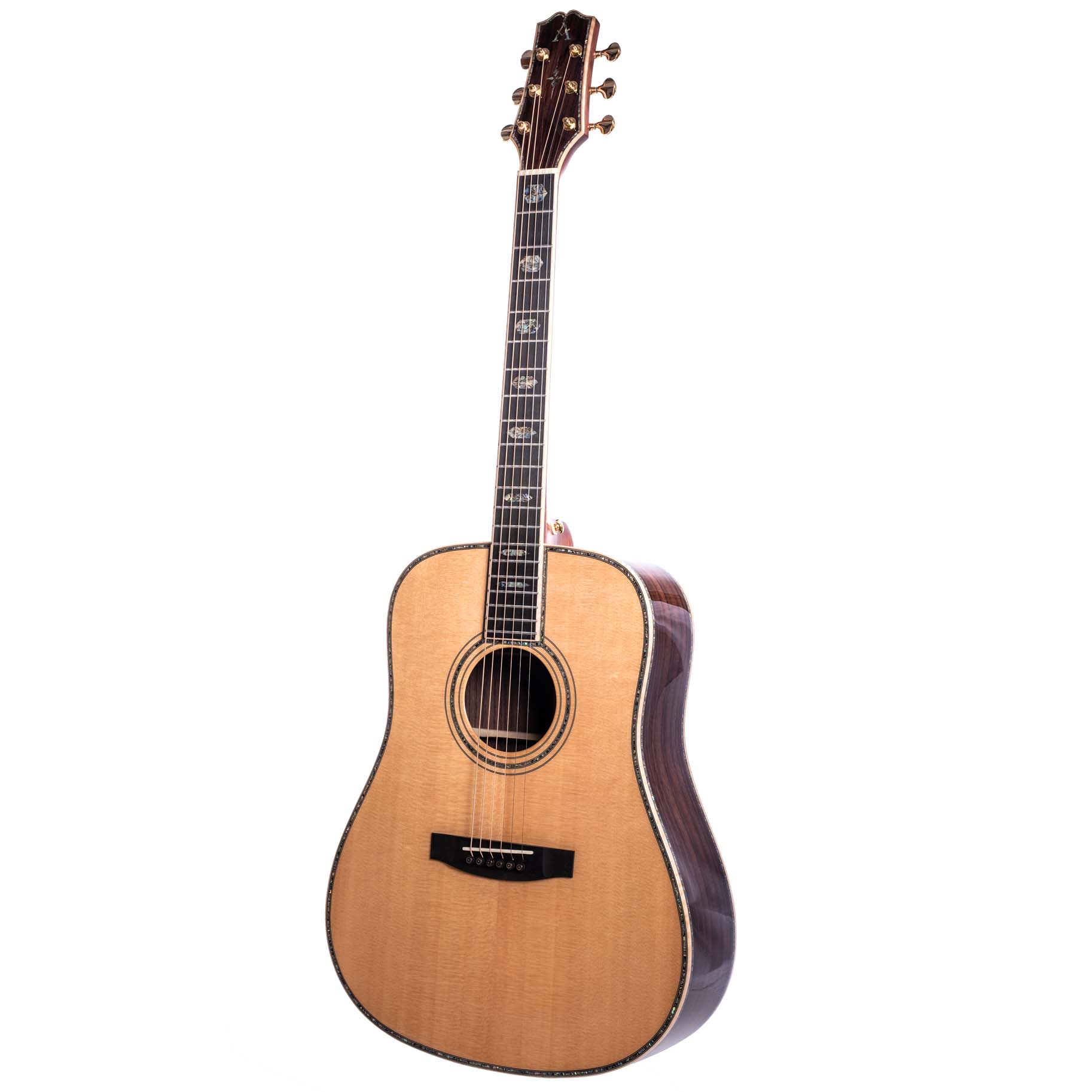 AOSEN D-930:Selected spruce all solid acoustic guitar, mellow and full sound, your first choice for your first guitar