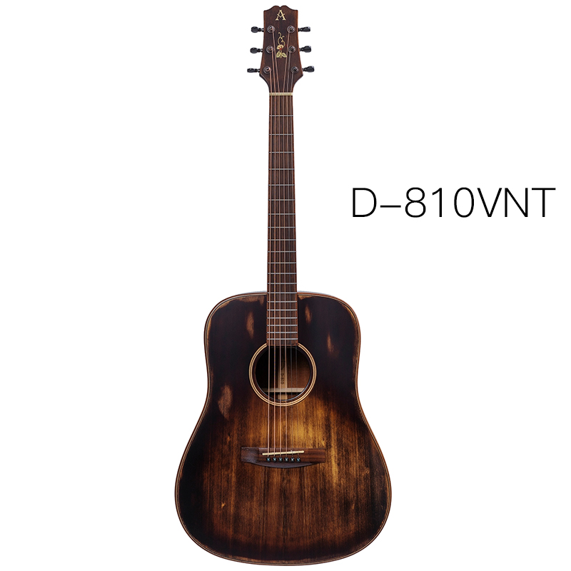 AOSEN D-810VNT: Vintage D-barrel shape acoustic guitar, higher pitch, stable low-pitch, possessing all the tangible benefits of this affordable model