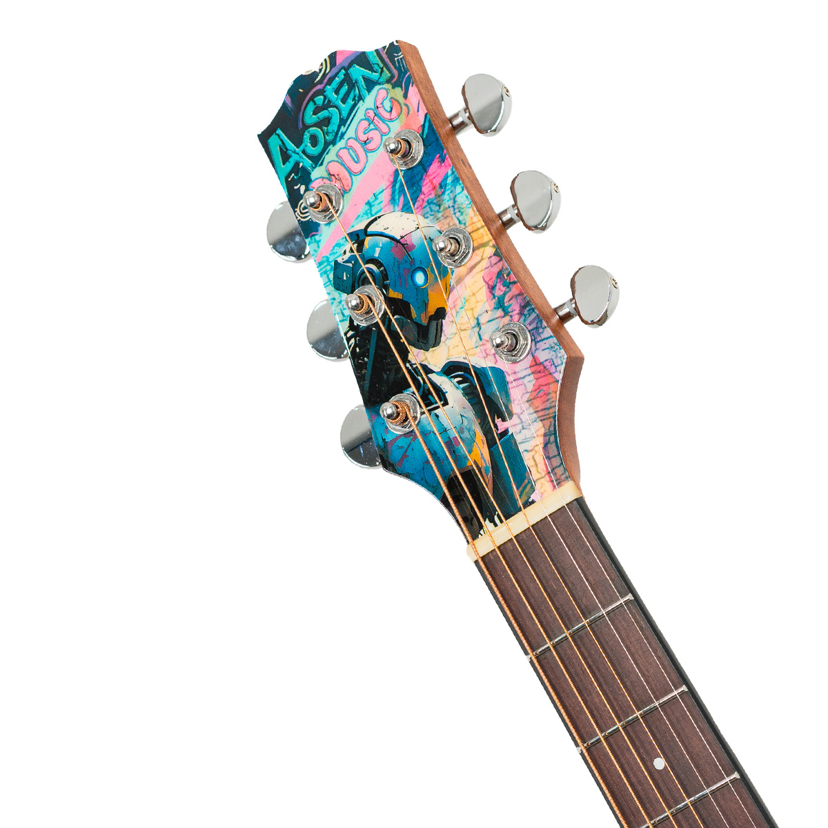 AOSEN OM-403: 38-inch personalized children's folk guitar customization, with an amazing feel.