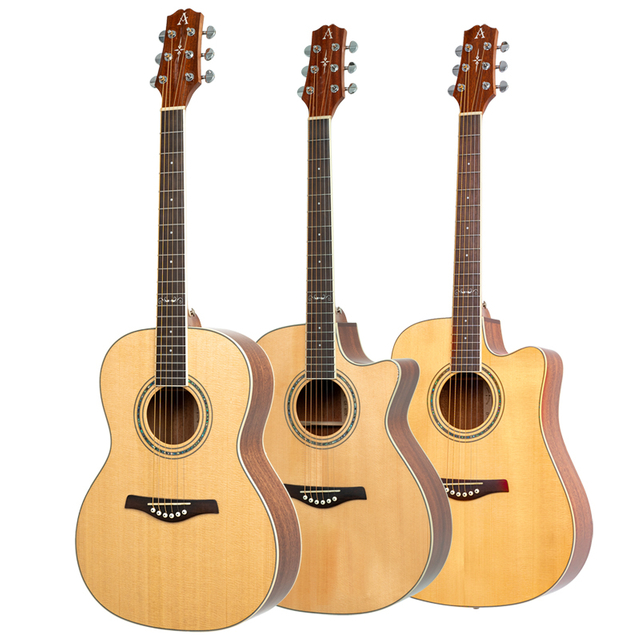 AOSEN SG-402/GA-402C/D-402C:Acoustic guitar for beginners and easy to lear. high-quality double solid spruce