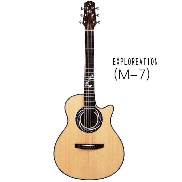  Aosen Exploreation M-7: Professional 36 inch basic student acoustic guitar for travel and fingerstyle paying