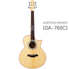 AOSEN Auspicious Dragon: GA-760C: Top Solid Spruce 41 Inch Cutaway Folk Acoustic Guitar