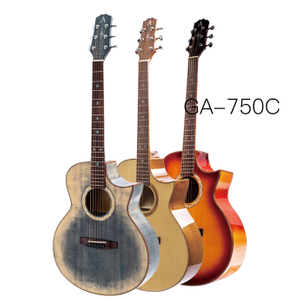 AOSEN GA-750C:Nature/Black/Sunset professional ,top solid spruce acoustic guita, timbre is excellet