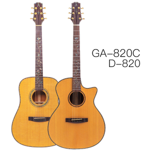 AOSEN GA-820C/D-820:Spruce all solid acoustic guitar, exquisite fingerboard inlaid, perfect choice of the folk acoustic gutar
