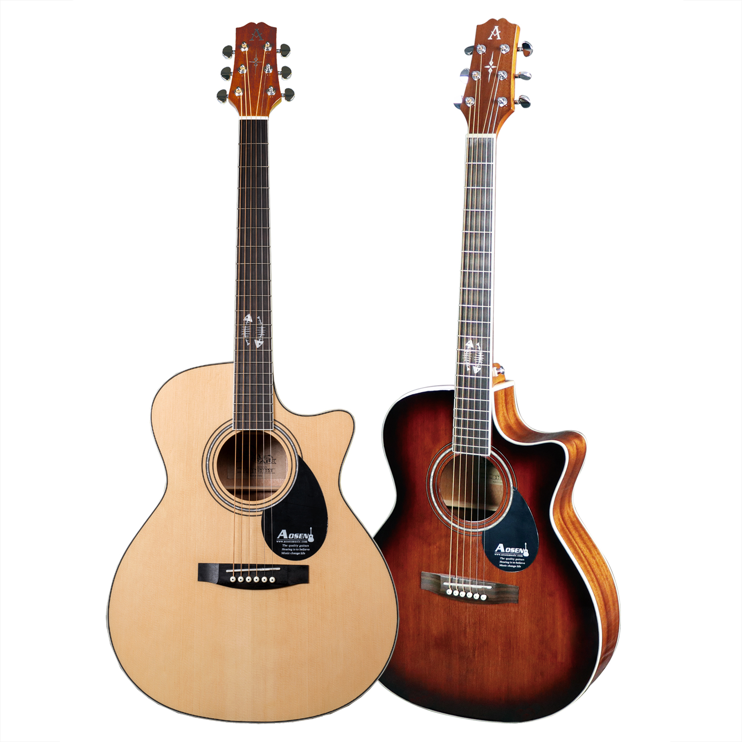  AOSEN D-67C/OM-67C:Layered Wood Guitar,First Choice for Beginner Guitar