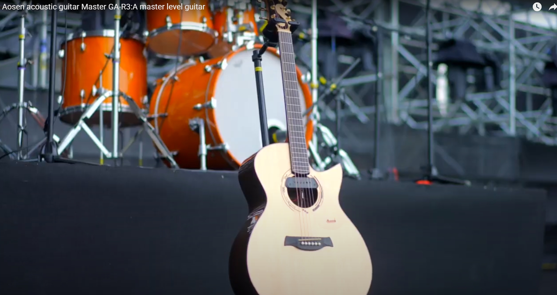 Aosen acoustic guitar Master GA-R3:A master level guitar