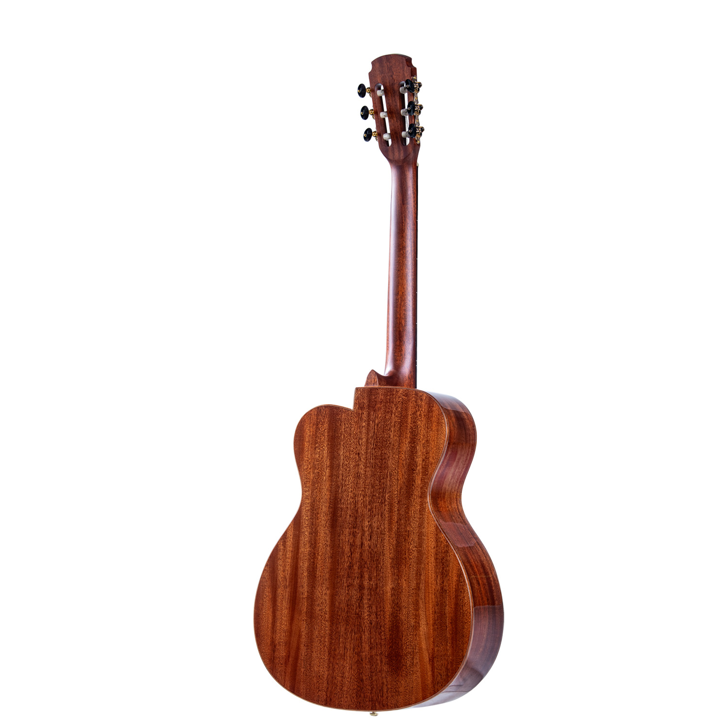 AOSEN OM-700 Crossover Acoustic Guitar, 40 Inch OM Body, Solid Spruce Top, Mahogany Laminate Back & Sides, Folk Guitar for Beginner & Intermediate Players