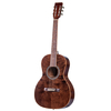 AOSEN OO-803 Vintage Acoustic Guitar, Solid Tiger Stripe Mahogany Top, OO Concert Body, 38 Inch Folk Guitar for Beginner & Intermediate Players