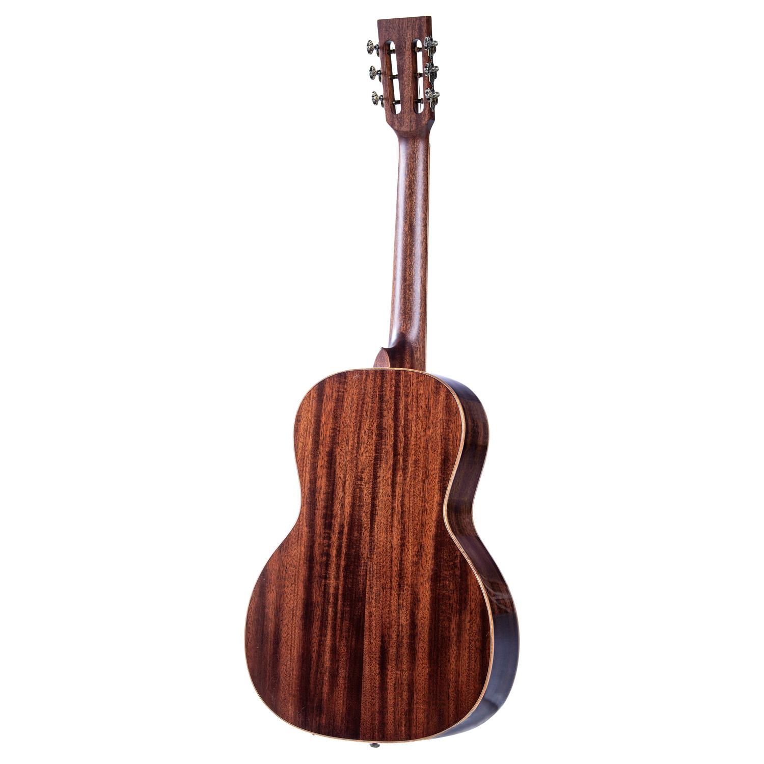 AOSEN OO-803 Vintage Acoustic Guitar, Solid Tiger Stripe Mahogany Top, OO Concert Body, 38 Inch Folk Guitar for Beginner & Intermediate Players